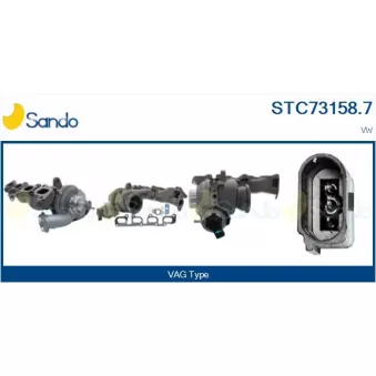 Turbocompresseur, suralimentation SANDO STC73158.7