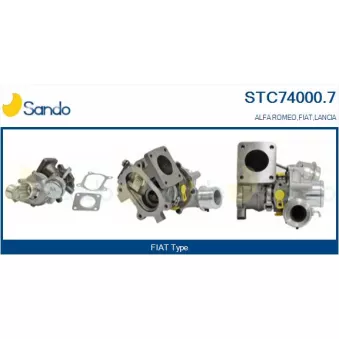 Turbocompresseur, suralimentation SANDO STC74000.7