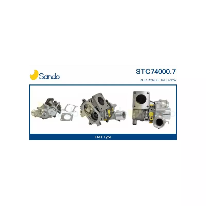 Turbocompresseur, suralimentation SANDO STC74000.7