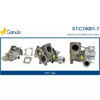 Turbocompresseur, suralimentation SANDO STC74001.7