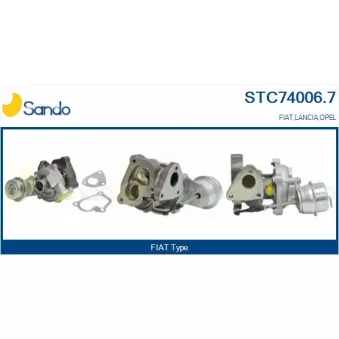 Turbocompresseur, suralimentation SANDO STC74006.7