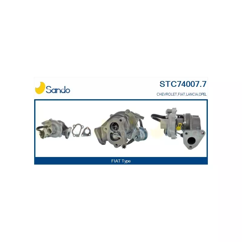 Turbocompresseur, suralimentation SANDO STC74007.7