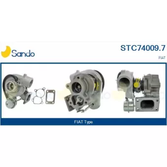 Turbocompresseur, suralimentation SANDO STC74009.7