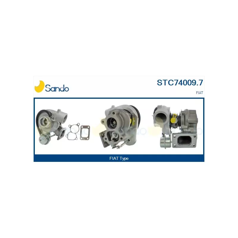 Turbocompresseur, suralimentation SANDO STC74009.7
