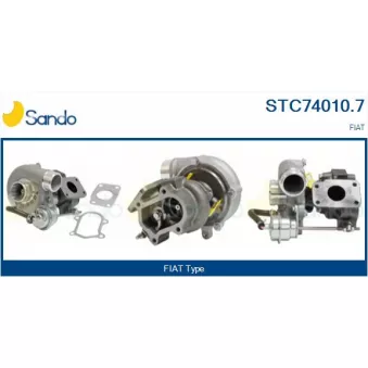Turbocompresseur, suralimentation SANDO STC74010.7