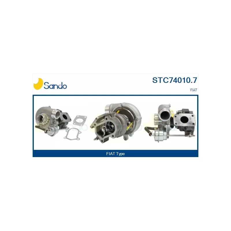 Turbocompresseur, suralimentation SANDO STC74010.7
