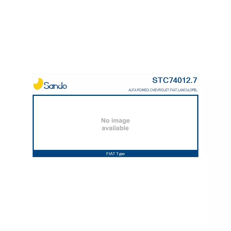 Turbocompresseur, suralimentation SANDO STC74012.7