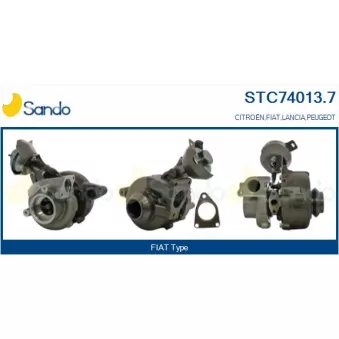 Turbocompresseur, suralimentation SANDO STC74013.7