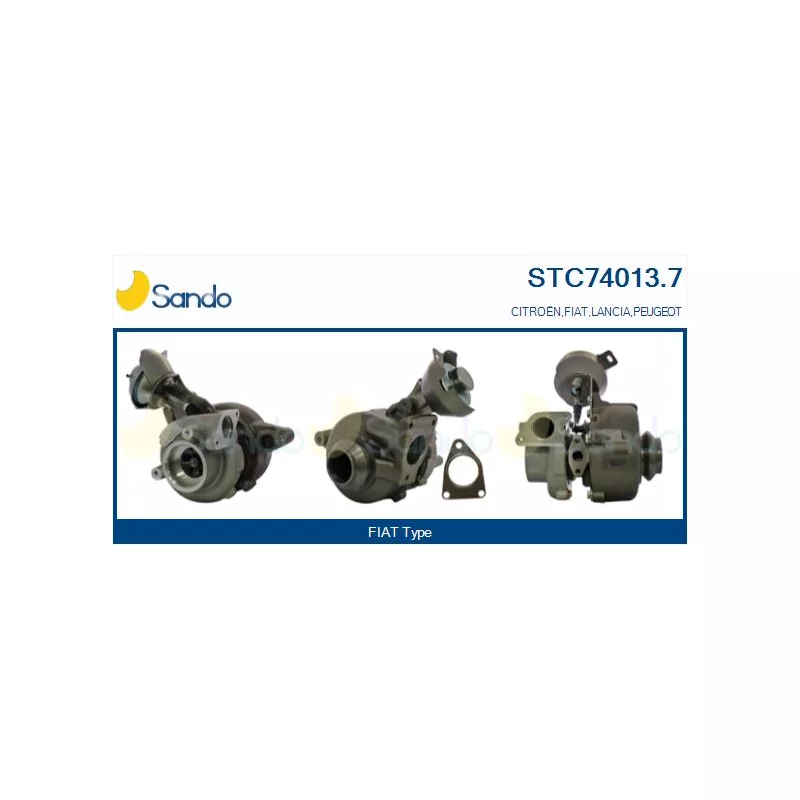 Turbocompresseur, suralimentation SANDO STC74013.7