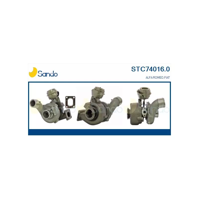 Turbocompresseur, suralimentation SANDO STC74016.0