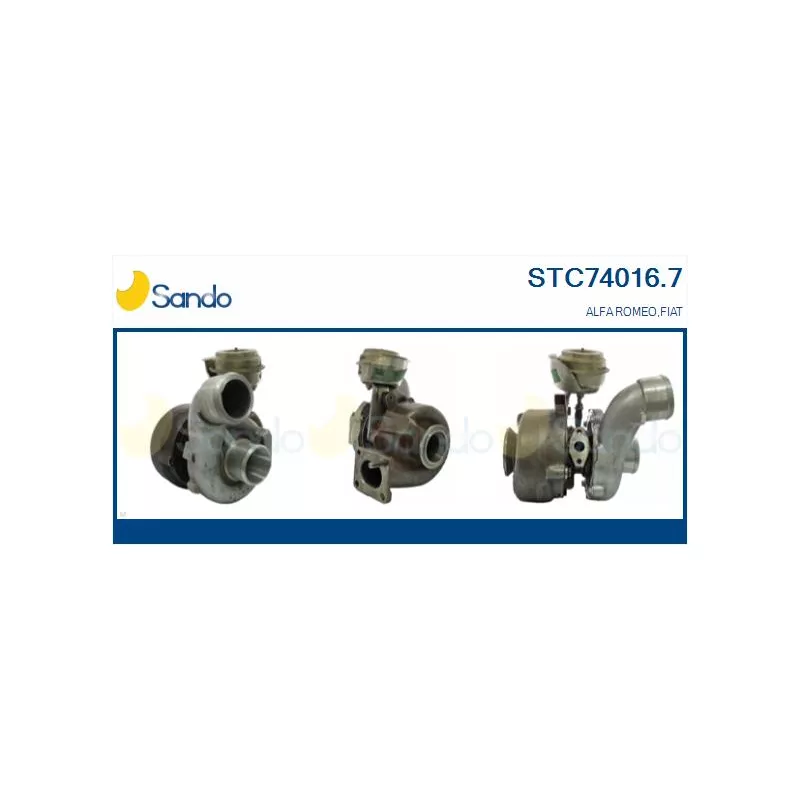 Turbocompresseur, suralimentation SANDO STC74016.7