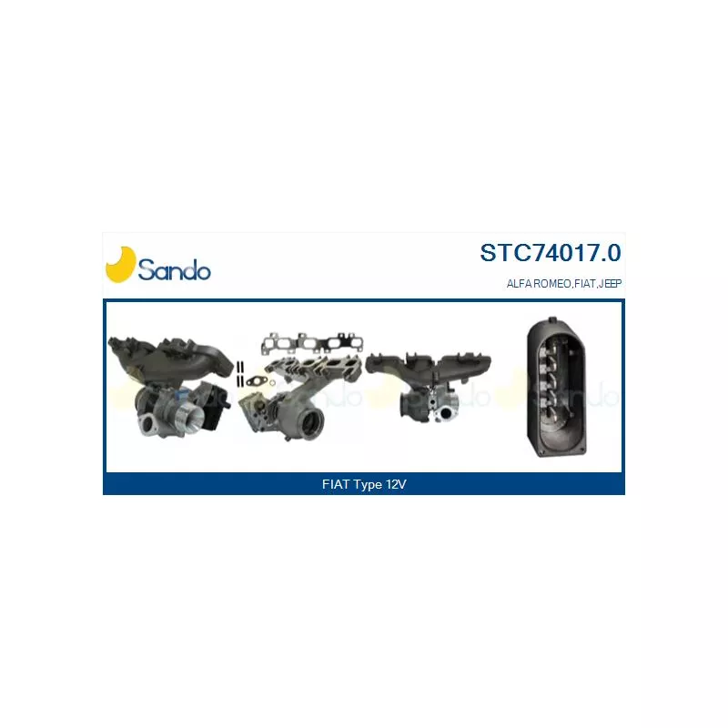 Turbocompresseur, suralimentation SANDO STC74017.0