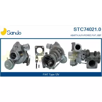 Turbocompresseur, suralimentation SANDO STC74021.0