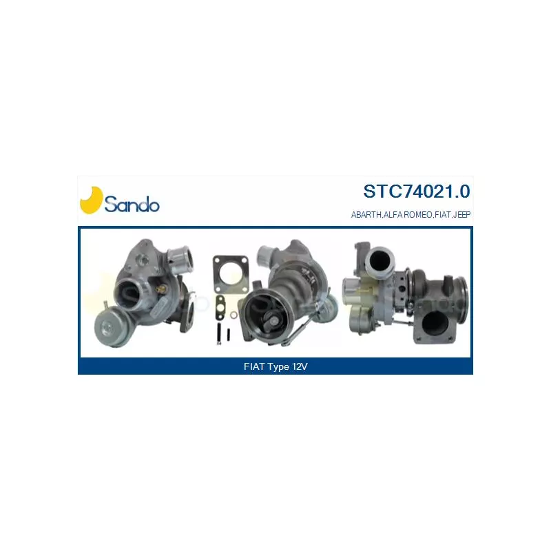 Turbocompresseur, suralimentation SANDO STC74021.0