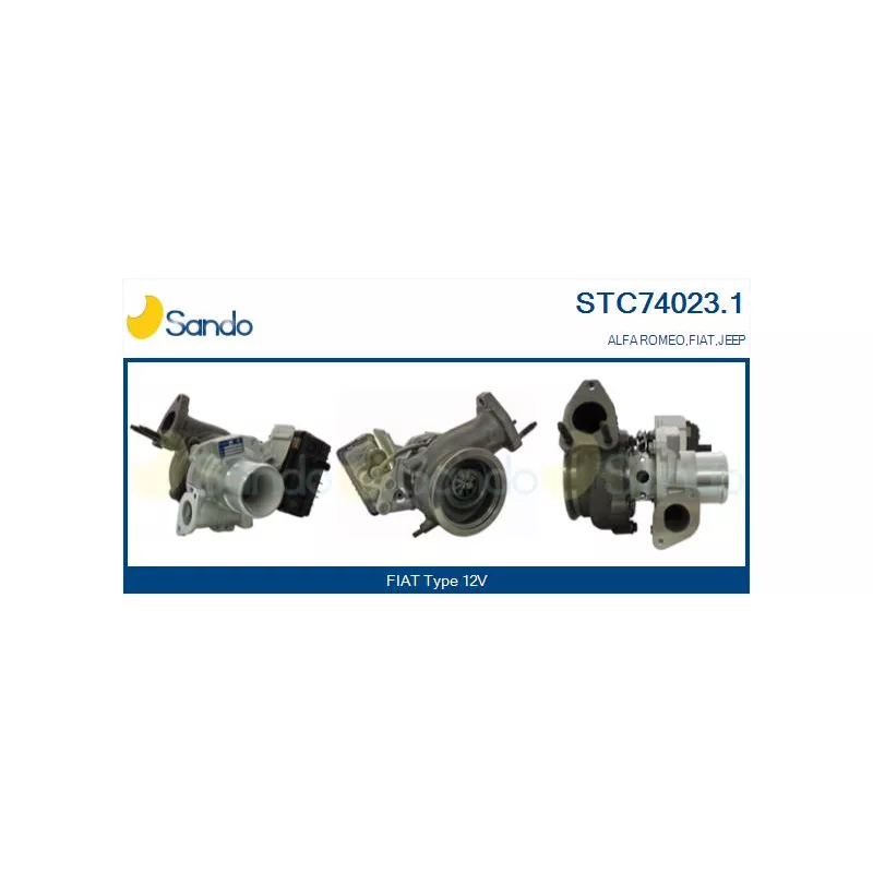 Turbocompresseur, suralimentation SANDO STC74023.1