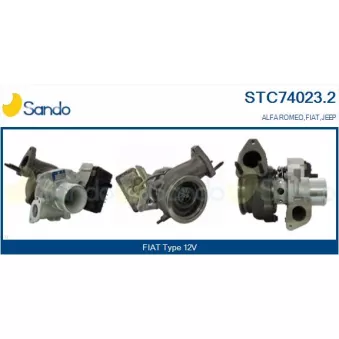 Turbocompresseur, suralimentation SANDO STC74023.2
