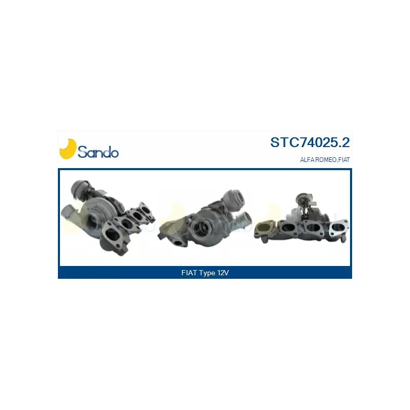 Turbocompresseur, suralimentation SANDO STC74025.2