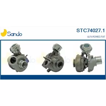 Turbocompresseur, suralimentation SANDO STC74027.1