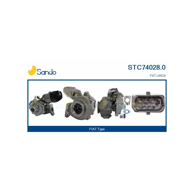 Turbocompresseur, suralimentation SANDO STC74028.0