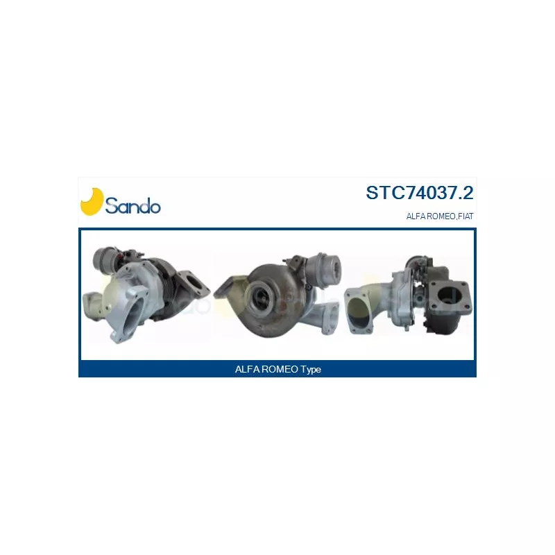 Turbocompresseur, suralimentation SANDO STC74037.2