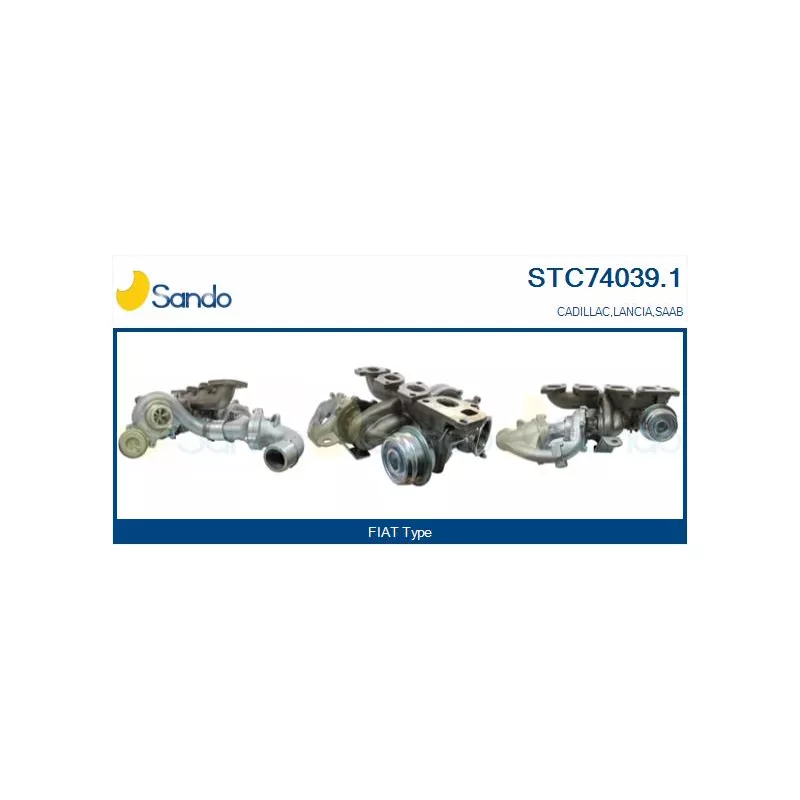 Turbocompresseur, suralimentation SANDO STC74039.1