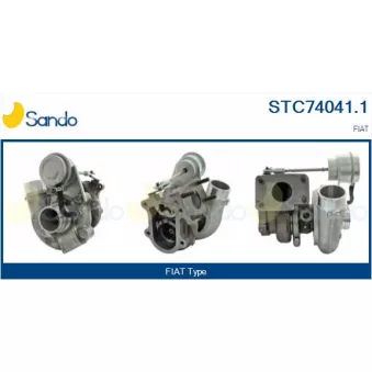 Turbocompresseur, suralimentation SANDO STC74041.1