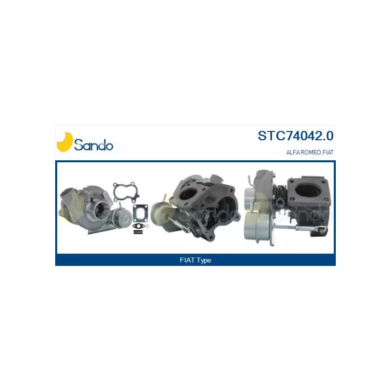 Turbocompresseur, suralimentation SANDO STC74042.0
