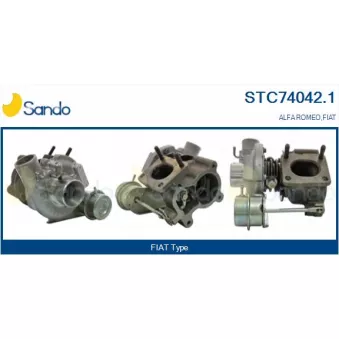Turbocompresseur, suralimentation SANDO STC74042.1