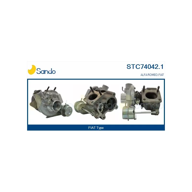 Turbocompresseur, suralimentation SANDO STC74042.1