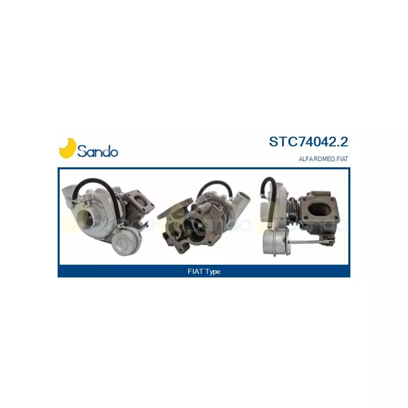 Turbocompresseur, suralimentation SANDO STC74042.2