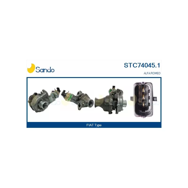 Turbocompresseur, suralimentation SANDO STC74045.1