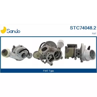 Turbocompresseur, suralimentation SANDO STC74048.2