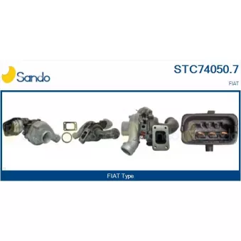 Turbocompresseur, suralimentation SANDO STC74050.7