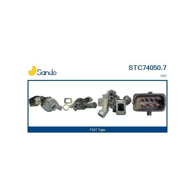 Turbocompresseur, suralimentation SANDO STC74050.7