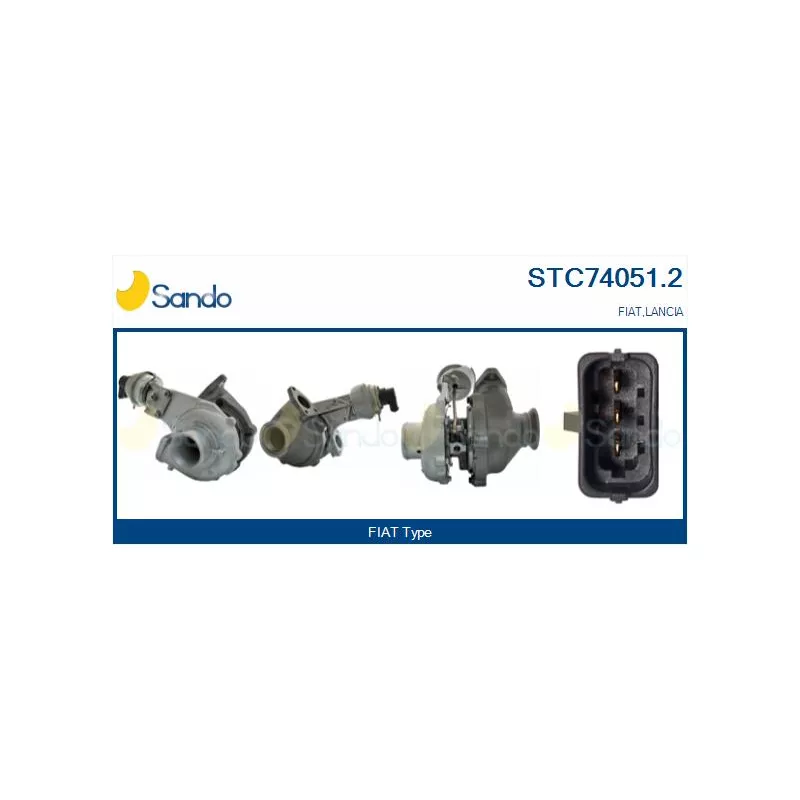 Turbocompresseur, suralimentation SANDO STC74051.2