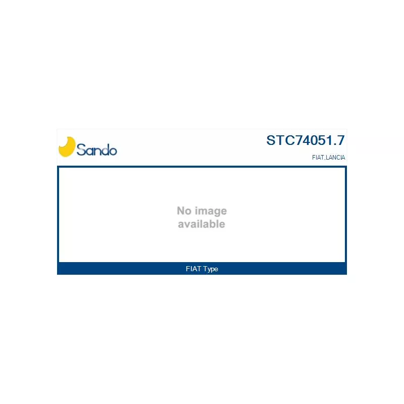 Turbocompresseur, suralimentation SANDO STC74051.7