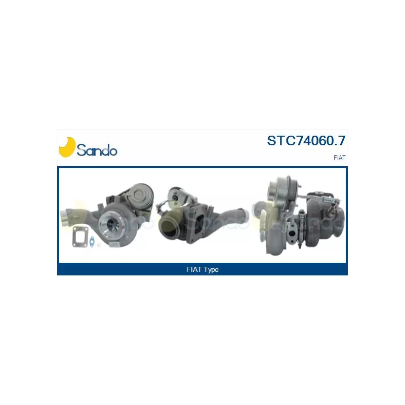 Turbocompresseur, suralimentation SANDO STC74060.7