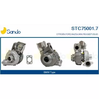 Turbocompresseur, suralimentation SANDO