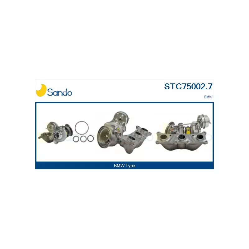 Turbocompresseur, suralimentation SANDO STC75002.7