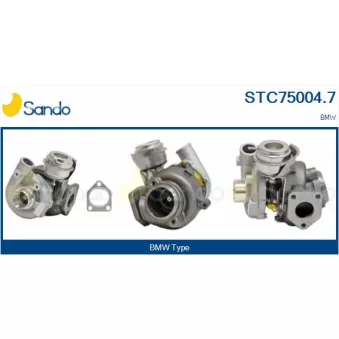 Turbocompresseur, suralimentation SANDO STC75004.7
