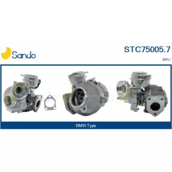 Turbocompresseur, suralimentation SANDO STC75005.7