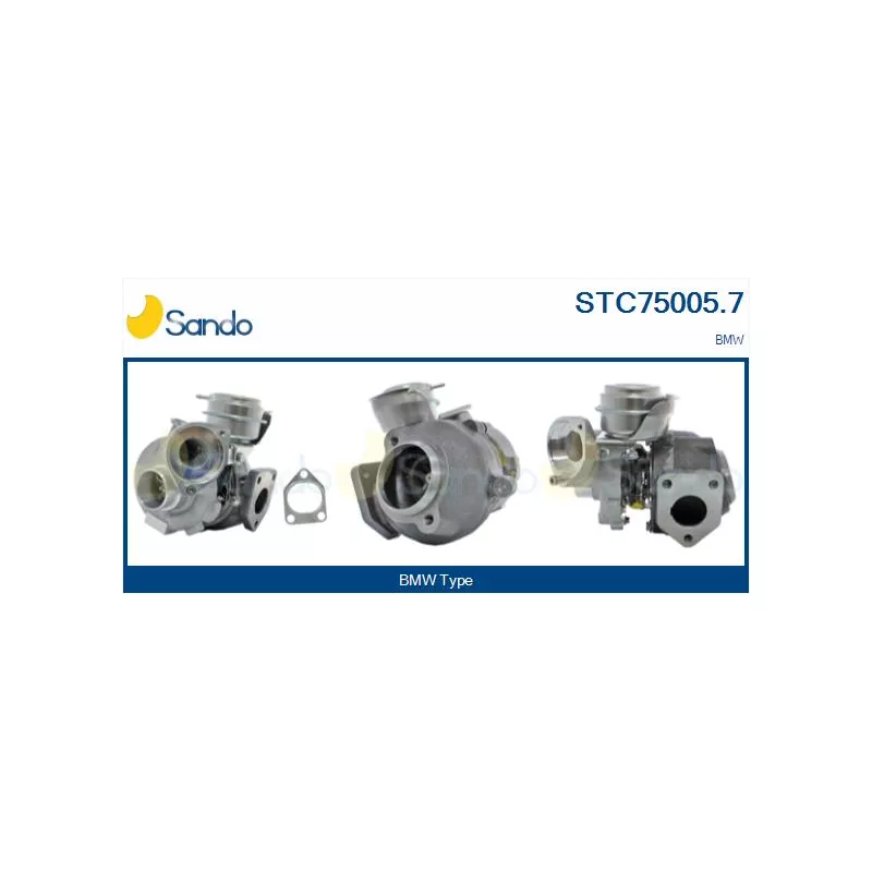 Turbocompresseur, suralimentation SANDO STC75005.7