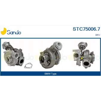 Turbocompresseur, suralimentation SANDO STC75006.7