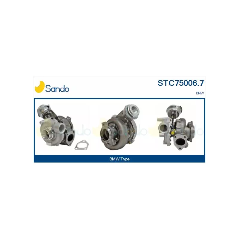 Turbocompresseur, suralimentation SANDO STC75006.7