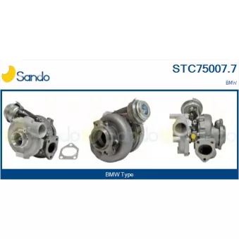 Turbocompresseur, suralimentation SANDO STC75007.7