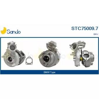 Turbocompresseur, suralimentation SANDO STC75009.7