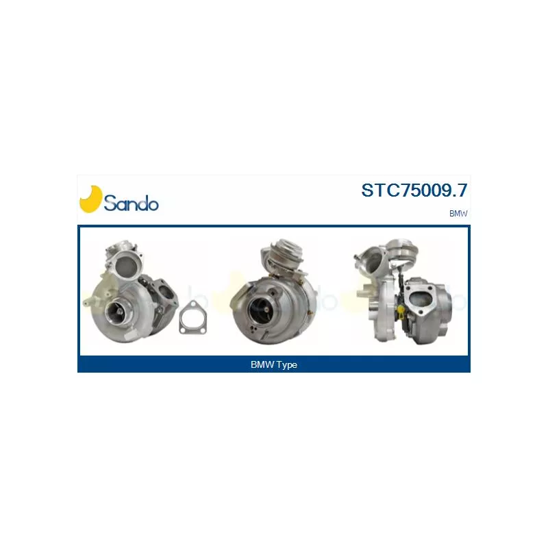 Turbocompresseur, suralimentation SANDO STC75009.7