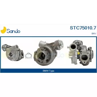 Turbocompresseur, suralimentation SANDO STC75010.7