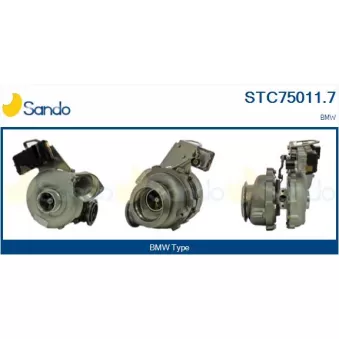 Turbocompresseur, suralimentation SANDO STC75011.7