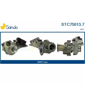 Turbocompresseur, suralimentation SANDO STC75013.7